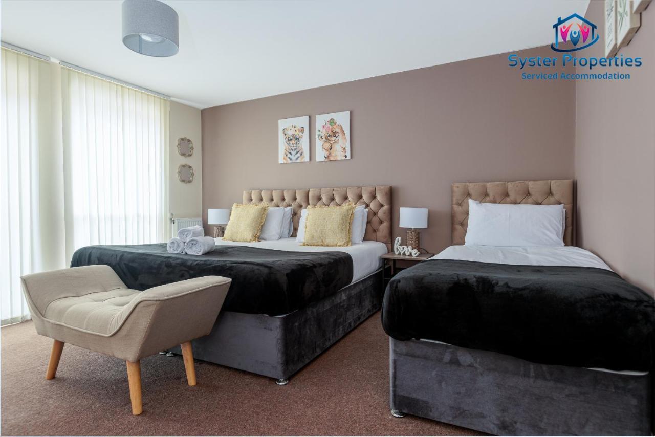 Syster Properties Serviced Accommodation Leicester 5 Bedroom House Glen View Exterior foto